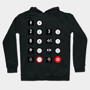 Elevator Funny Elevator Buttons Hoodie